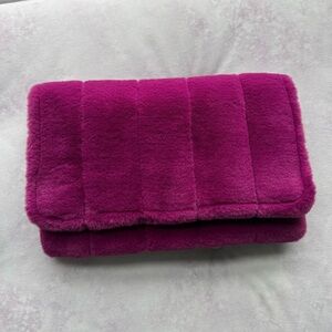 Target A New day furry clutch wristlet Magenta and Navy